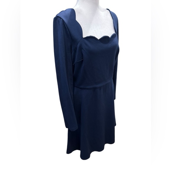 Kate Spade Elegant Navy Blue Dress size L - Picture 5 of 12